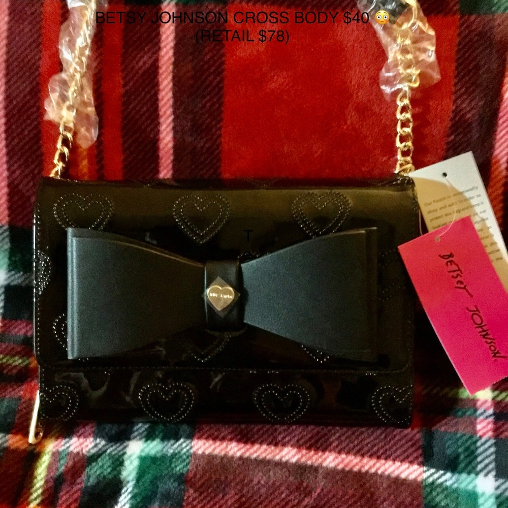 Brand New Betsey Johnson Cross Body